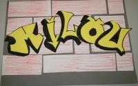 Verbazingwekkend Tekenen in de bovenbouw, je eigen naam in graffiti | Educatie en PY-08